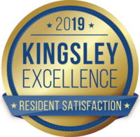 Kingsley 2019 Customer Satisfaction Excellence Award